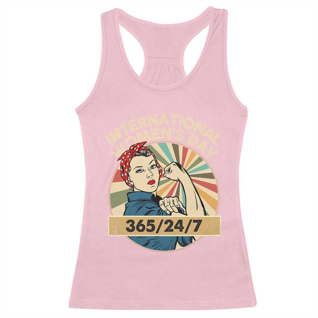 International Women's Day IWD 8 March 2025 Racerback Tank Top