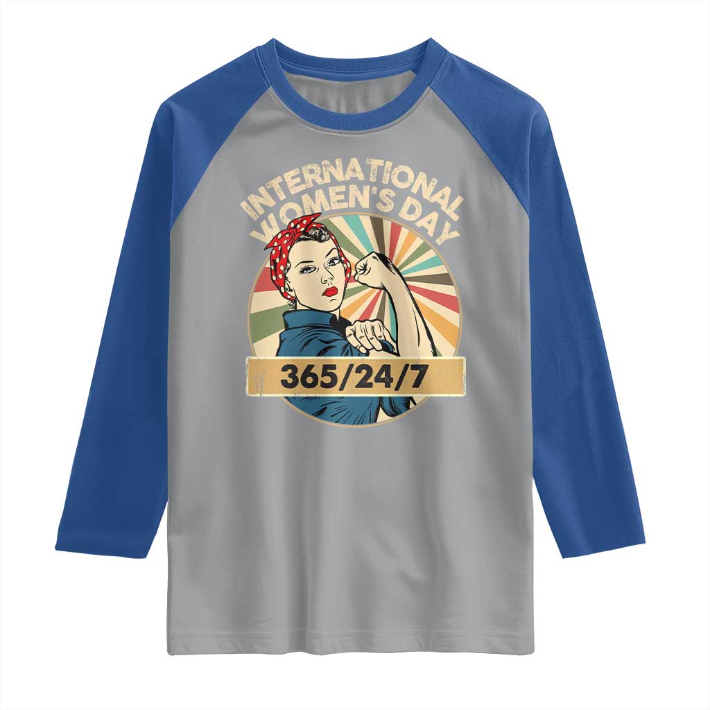 International Women's Day IWD 8 March 2025 Raglan Shirt