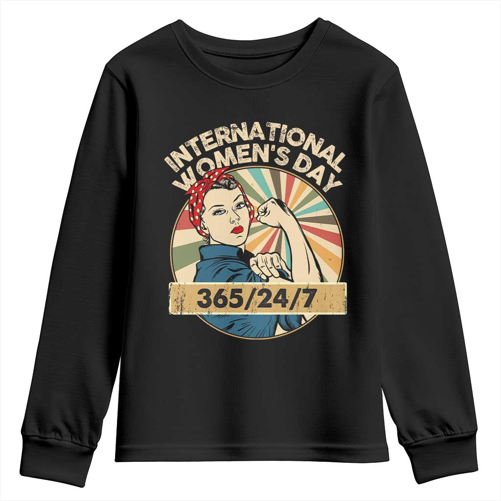 International Women's Day IWD 8 March 2025 Youth Sweatshirt