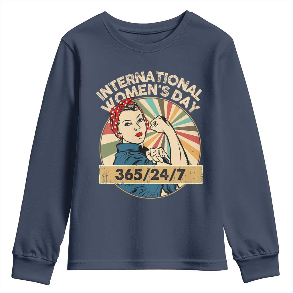 International Women's Day IWD 8 March 2025 Youth Sweatshirt