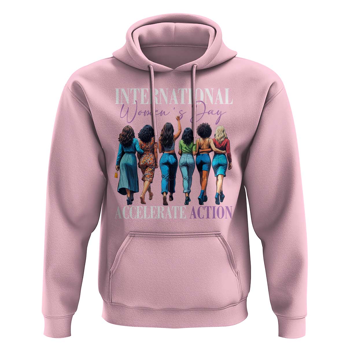 International Women's Day 2025 Hoodie Accelerate Action 8 March IWD