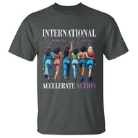 International Women's Day 2025 T Shirt Accelerate Action 8 March IWD