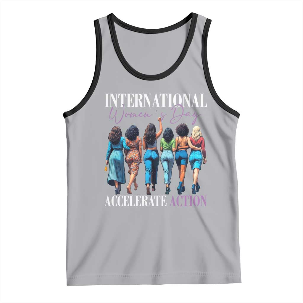 International Women's Day 2025 Tank Top Accelerate Action 8 March IWD