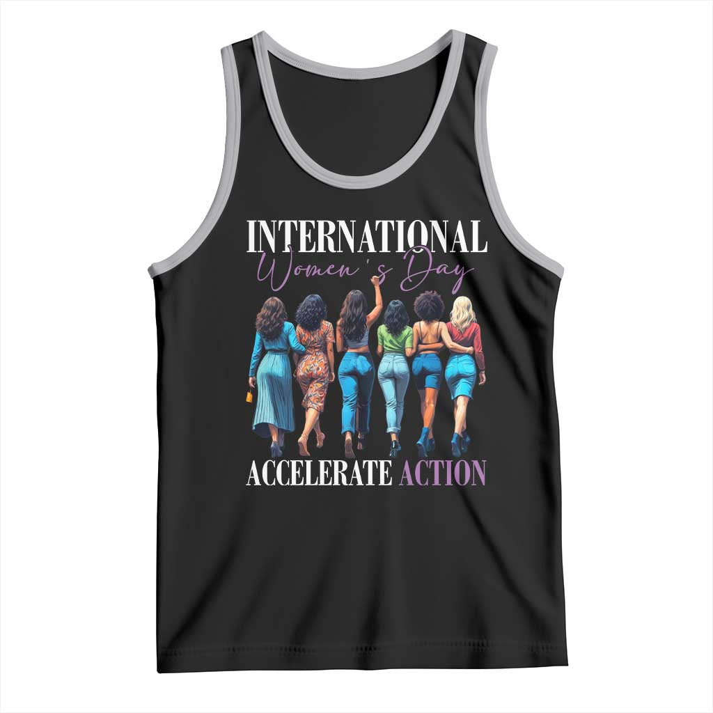 International Women's Day 2025 Tank Top Accelerate Action 8 March IWD