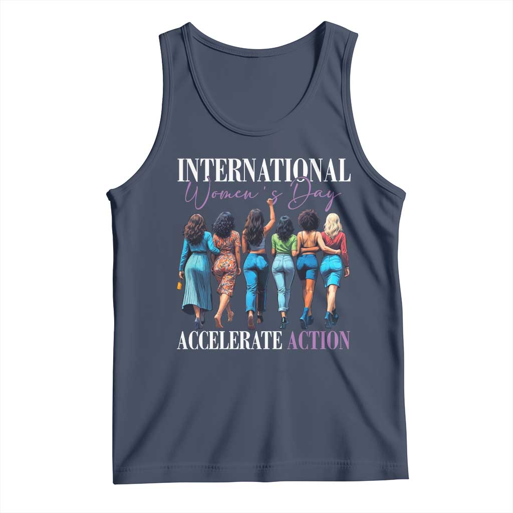 International Women's Day 2025 Tank Top Accelerate Action 8 March IWD