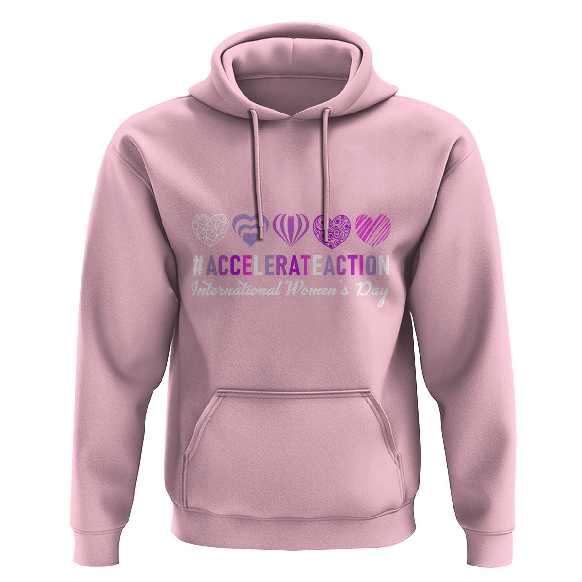 International Women's Day 2025 Hoodie Accelerate Action IWD 8 March