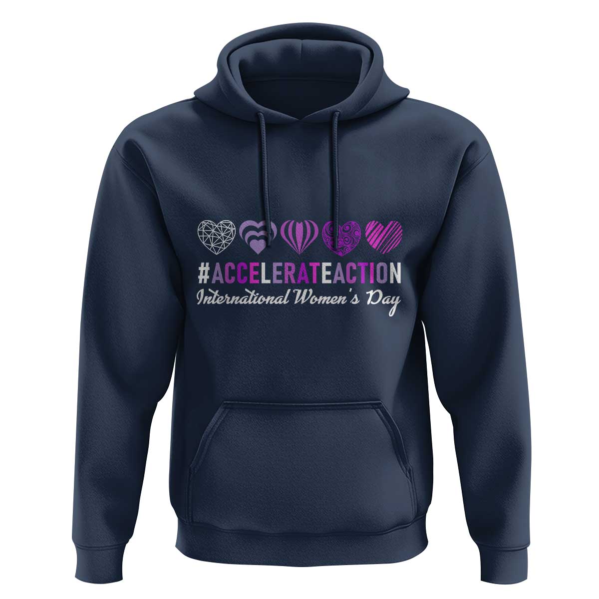 International Women's Day 2025 Hoodie Accelerate Action IWD 8 March