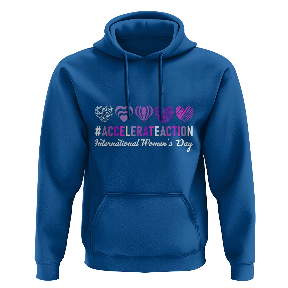 International Women's Day 2025 Hoodie Accelerate Action IWD 8 March
