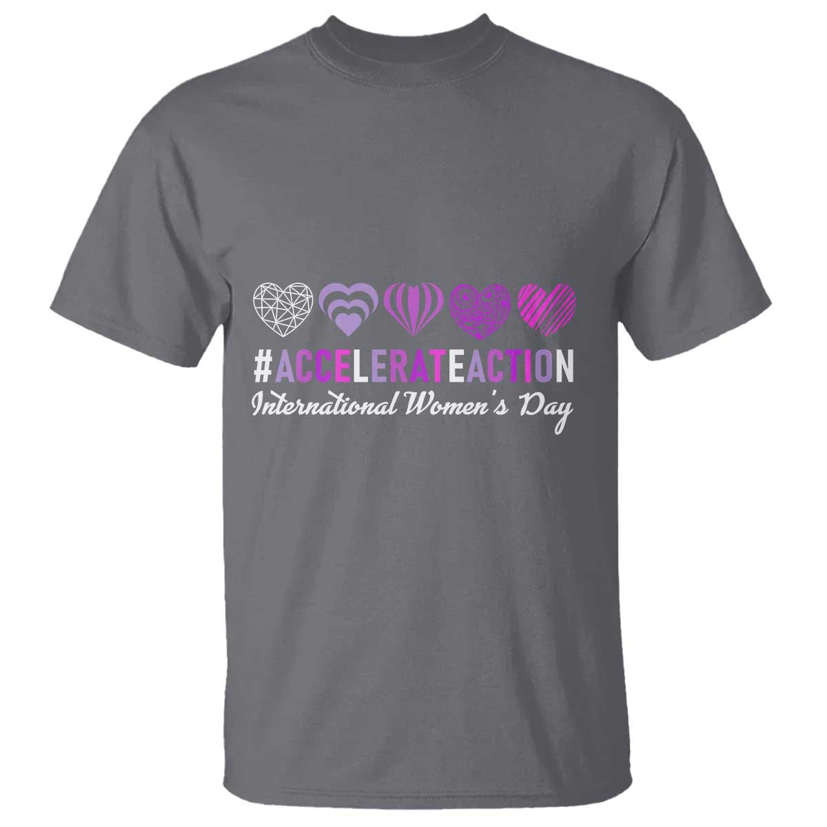 International Women's Day 2025 T Shirt Accelerate Action IWD 8 March