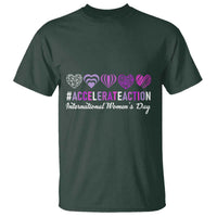 International Women's Day 2025 T Shirt Accelerate Action IWD 8 March