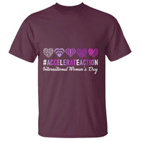 International Women's Day 2025 T Shirt Accelerate Action IWD 8 March