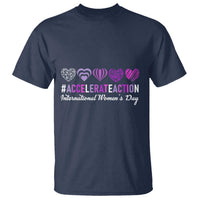 International Women's Day 2025 T Shirt Accelerate Action IWD 8 March