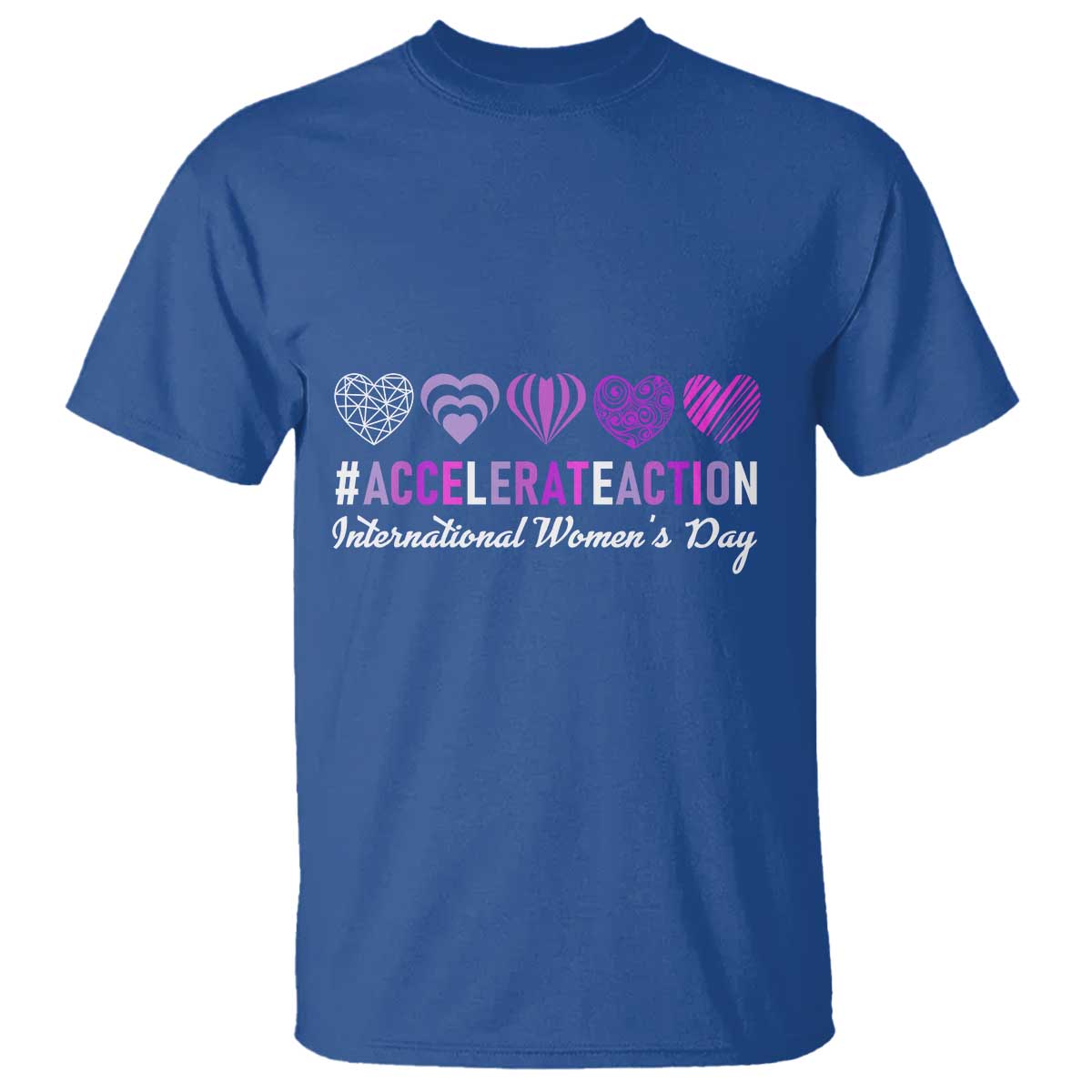 International Women's Day 2025 T Shirt Accelerate Action IWD 8 March