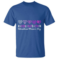 International Women's Day 2025 T Shirt Accelerate Action IWD 8 March