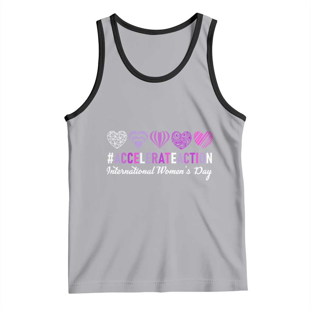 International Women's Day 2025 Tank Top Accelerate Action IWD 8 March