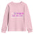 International Women's Day 2025 Youth Sweatshirt Accelerate Action IWD 8 March