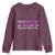 International Women's Day 2025 Youth Sweatshirt Accelerate Action IWD 8 March