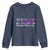 International Women's Day 2025 Youth Sweatshirt Accelerate Action IWD 8 March