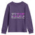 International Women's Day 2025 Youth Sweatshirt Accelerate Action IWD 8 March