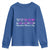International Women's Day 2025 Youth Sweatshirt Accelerate Action IWD 8 March