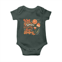 Well Behaved Women Rarely Make History Baby Onesie Vintage Boho Flower