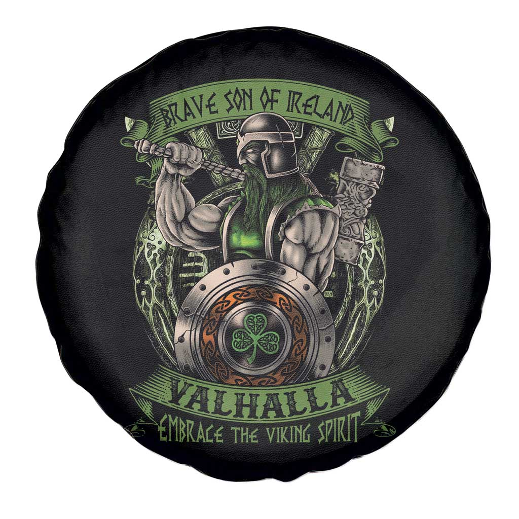 Irish Viking Spare Tire Cover Brave Son Of Ireland Valhalla Embrace The Viking Spirit