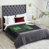 Funny St Patricks Day Pi Symbol Lover Throw Blanket Pirish 3,14 Pi Number Shamrock