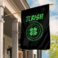 Funny St Patricks Day Pi Symbol Lover Garden Flag Pirish 3,14 Pi Number Shamrock