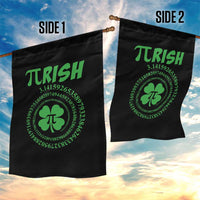 Funny St Patricks Day Pi Symbol Lover Garden Flag Pirish 3,14 Pi Number Shamrock