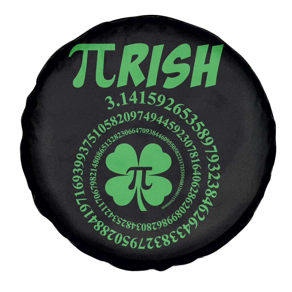 Funny St Patricks Day Pi Symbol Lover Spare Tire Cover Pirish 3,14 Pi Number Shamrock