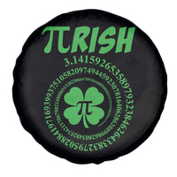 Funny St Patricks Day Pi Symbol Lover Spare Tire Cover Pirish 3,14 Pi Number Shamrock