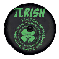 Funny St Patricks Day Pi Symbol Lover Spare Tire Cover Pirish 3,14 Pi Number Shamrock
