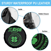 Funny St Patricks Day Pi Symbol Lover Spare Tire Cover Pirish 3,14 Pi Number Shamrock