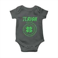 Funny St Patricks Day Pi Symbol Lover Baby Onesie Pirish 3,14 Pi Number Shamrock