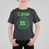 Funny St Patricks Day Pi Symbol Lover T Shirt For Kid Pirish 3,14 Pi Number Shamrock