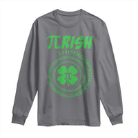 Funny St Patricks Day Pi Symbol Lover Long Sleeve Shirt Pirish 3,14 Pi Number Shamrock