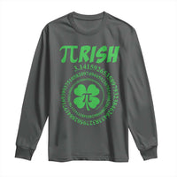 Funny St Patricks Day Pi Symbol Lover Long Sleeve Shirt Pirish 3,14 Pi Number Shamrock