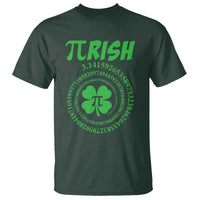Funny St Patricks Day Pi Symbol Lover T Shirt Pirish 3,14 Pi Number Shamrock