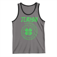Funny St Patricks Day Pi Symbol Lover Tank Top Pirish 3,14 Pi Number Shamrock