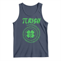 Funny St Patricks Day Pi Symbol Lover Tank Top Pirish 3,14 Pi Number Shamrock