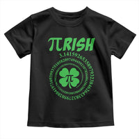 Funny St Patricks Day Pi Symbol Lover Toddler T Shirt Pirish 3,14 Pi Number Shamrock