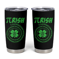 Funny St Patricks Day Pi Symbol Lover Tumbler Cup Pirish 3,14 Pi Number Shamrock