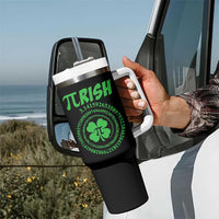 Funny St Patricks Day Pi Symbol Lover Tumbler With Handle Pirish 3,14 Pi Number Shamrock