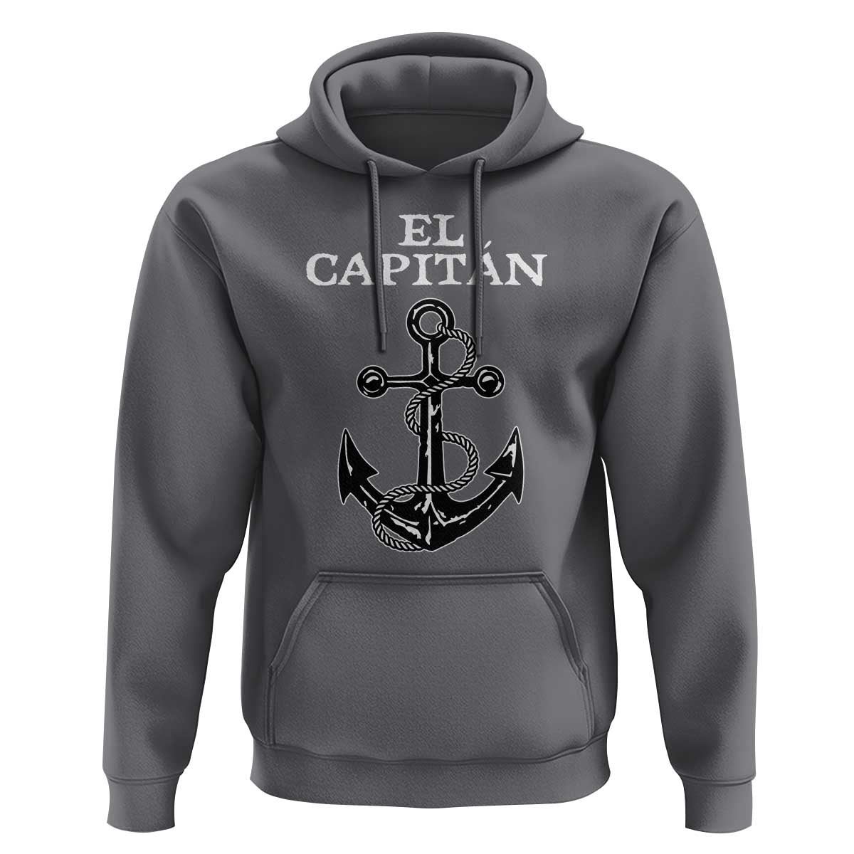 El Capitan Boating Captain Hoodie Funny Boat Sailing Vintage Anchor