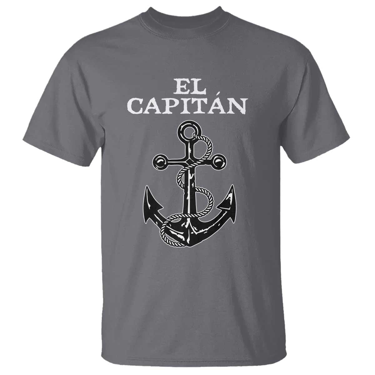 El Capitan Boating Captain T Shirt Funny Boat Sailing Vintage Anchor