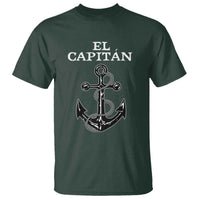 El Capitan Boating Captain T Shirt Funny Boat Sailing Vintage Anchor