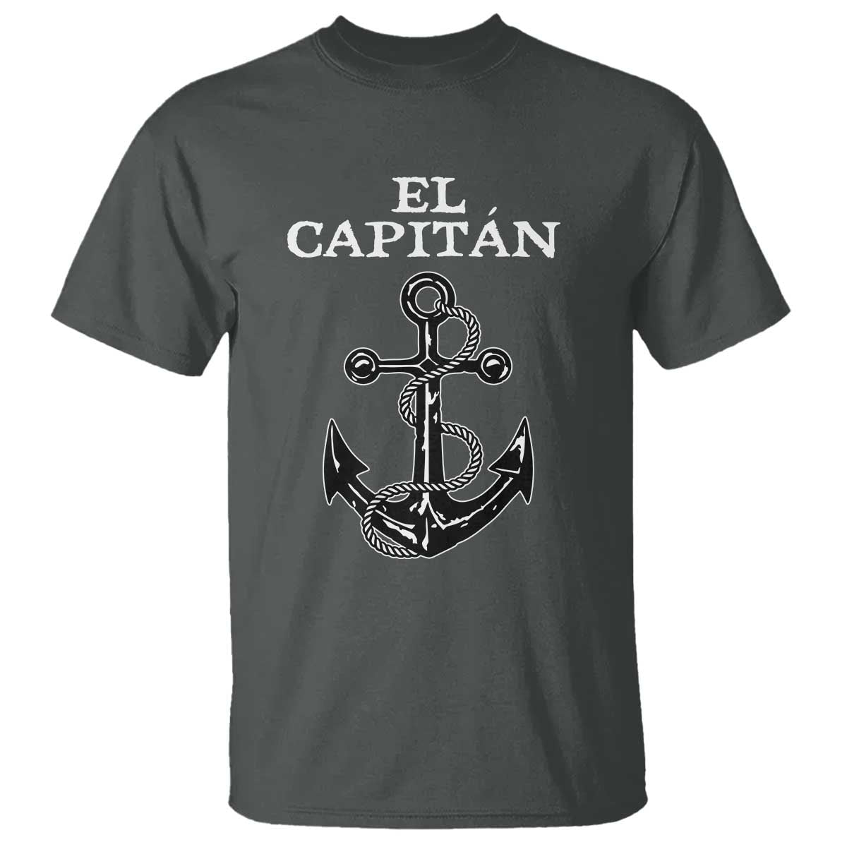 El Capitan Boating Captain T Shirt Funny Boat Sailing Vintage Anchor