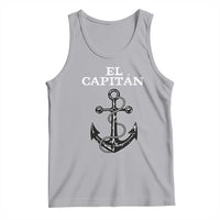 El Capitan Boating Captain Tank Top Funny Boat Sailing Vintage Anchor