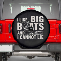 I Like Big Boats And I Cannot Lie Spare Tire Cover Funny Boating Cruise Ship