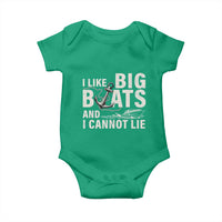 I Like Big Boats And I Cannot Lie Baby Onesie Funny Boating Cruise Ship